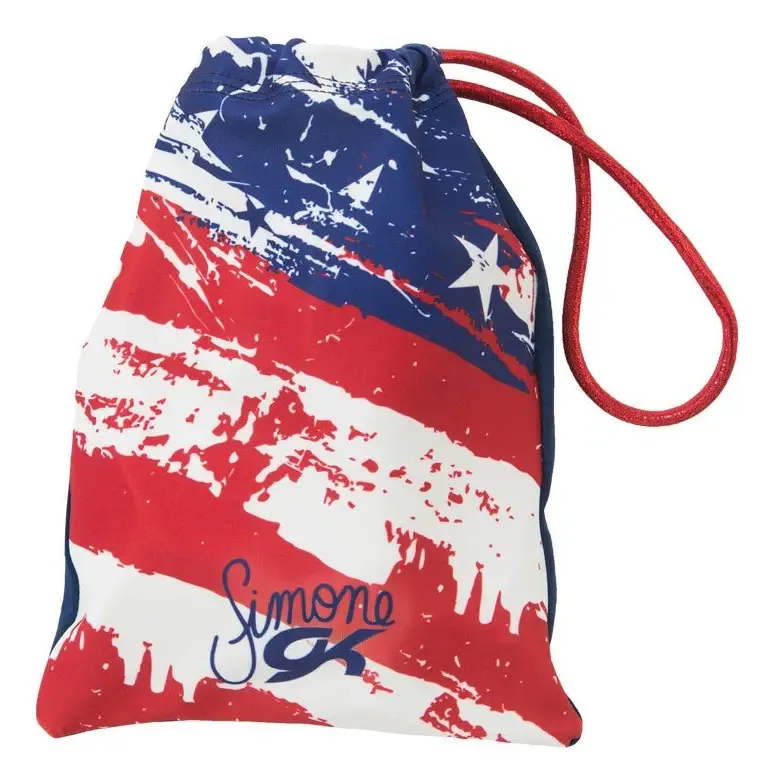 Bolsa Simone Biles Firecracker Grip, vermelha, azul e branca