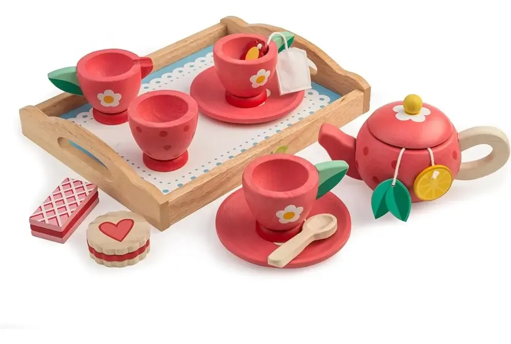 Tender Leaf Toys - Conjunto de bandejas de chá - Brinquedo