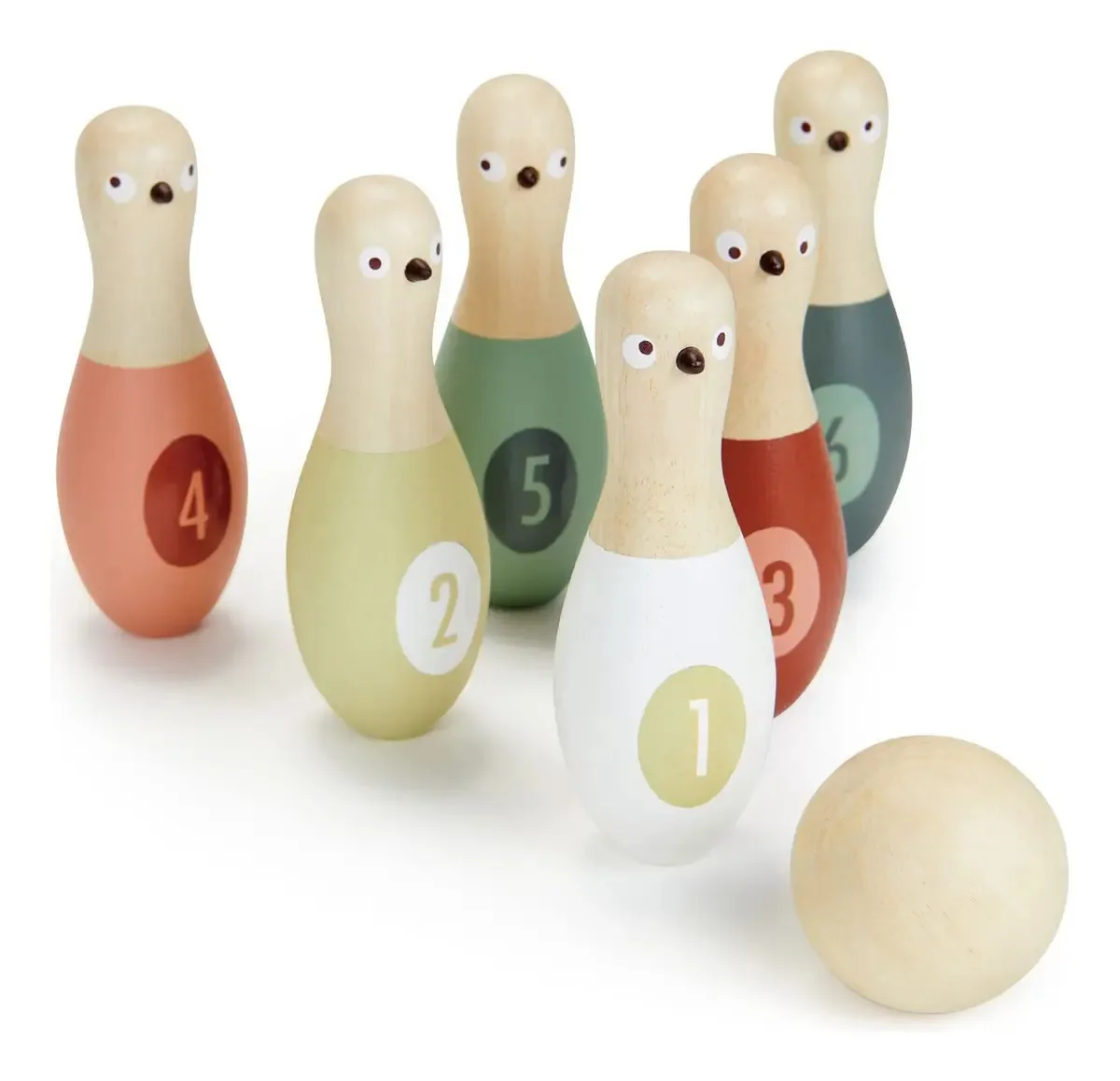 Conjunto de boliche infantil Tender Leaf Toys TL8621 Animals