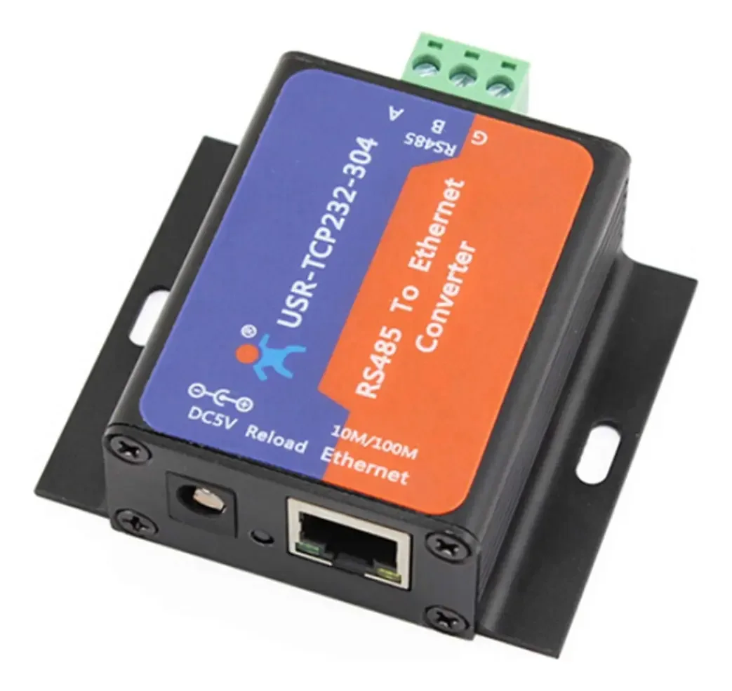 Servidor de dispositivo serial de porta única RS232 RS485 RS422 conversor de serial para Ethernet DC 5 V transmissão transparente entre RS232/RS485/RS422 Ethernet serial data dispositivo de