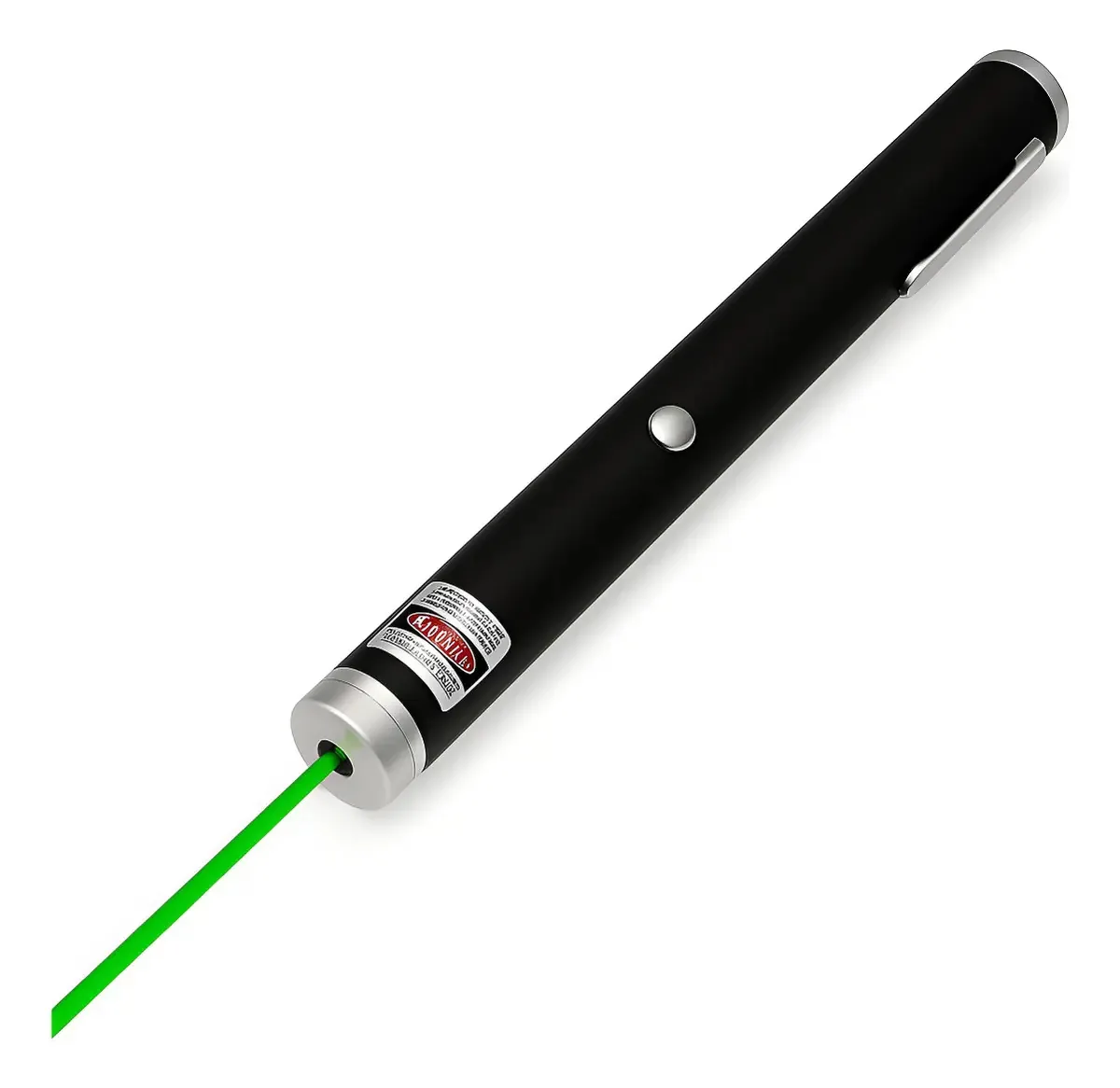 Caneta Laser 3 Niveis C/ Movimento Pointer Verde Ultra Forte Preto