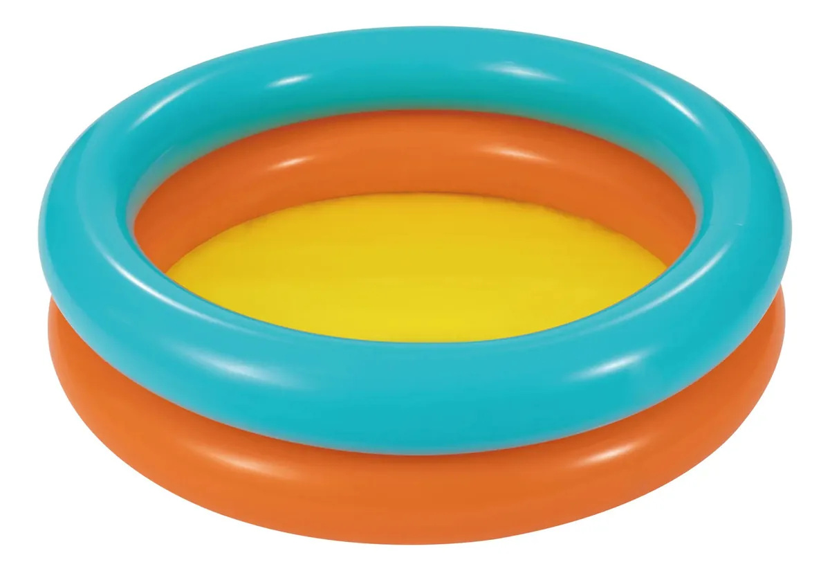 Piscina inflável para 2 anéis para bebês Pelotero 36,5 Lt