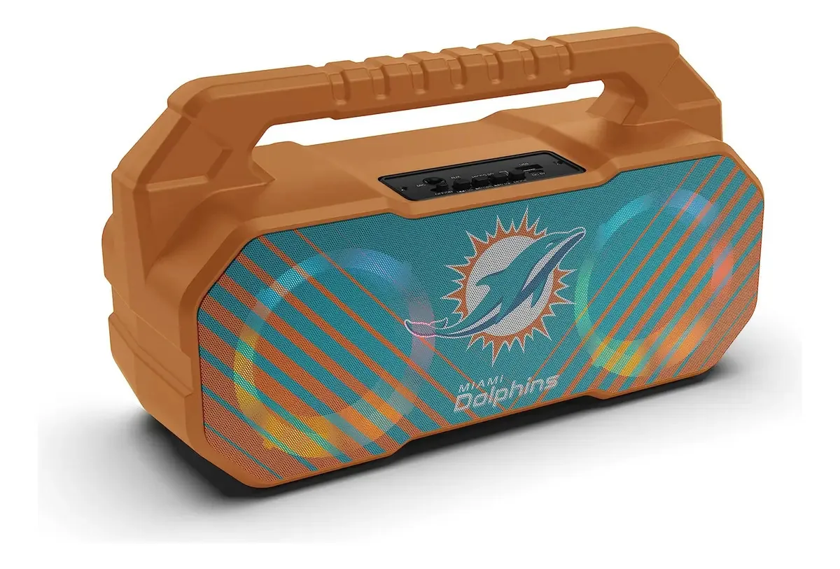 Soar Nfl - Alto-falante sem fio Boombox, Chicago Bears