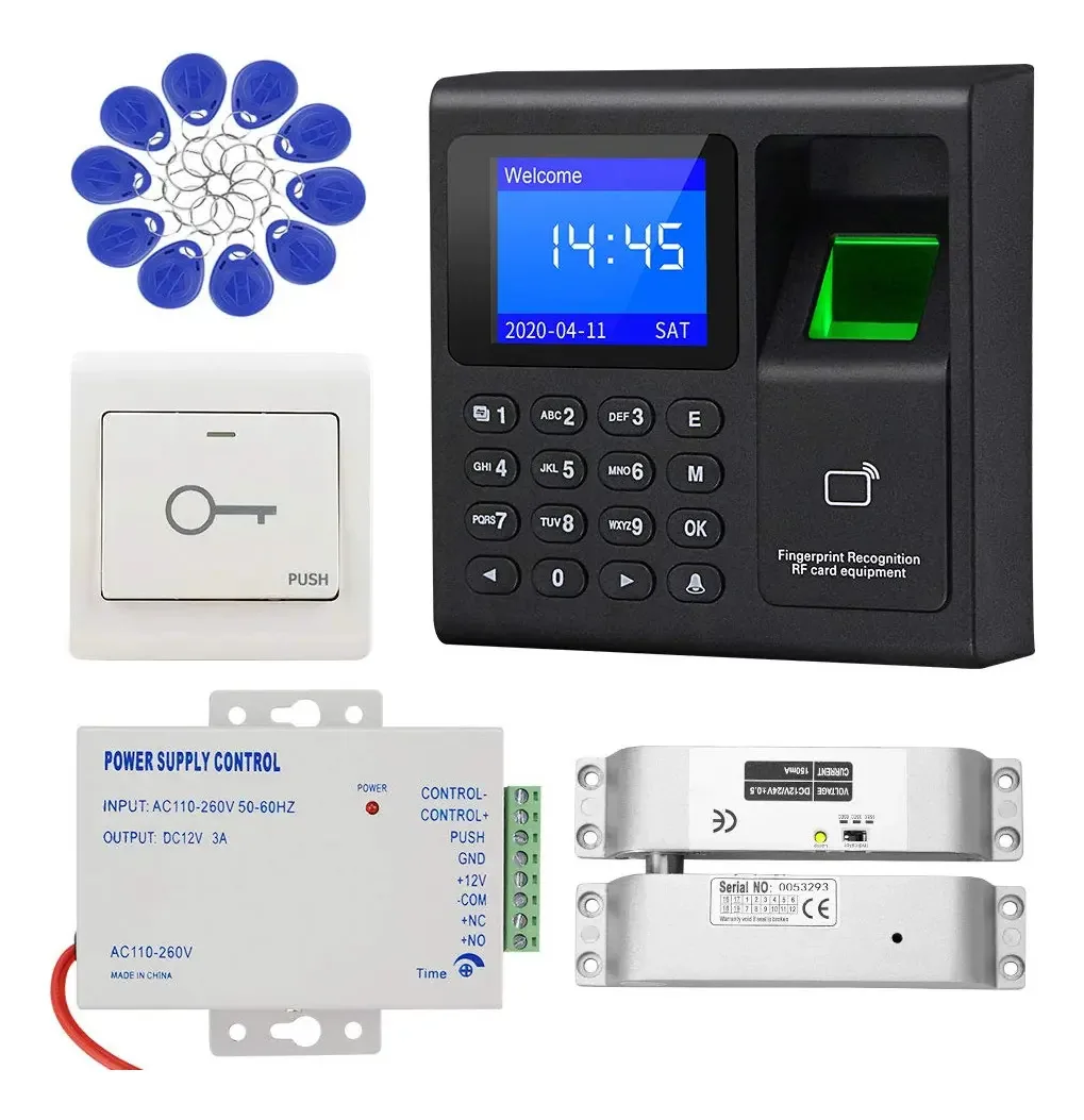 Libo - Sistema completo de controle de acesso RFID, teclado C