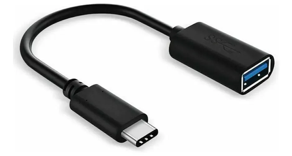 Hub USB Lenovo 4x90q59481, cor preta