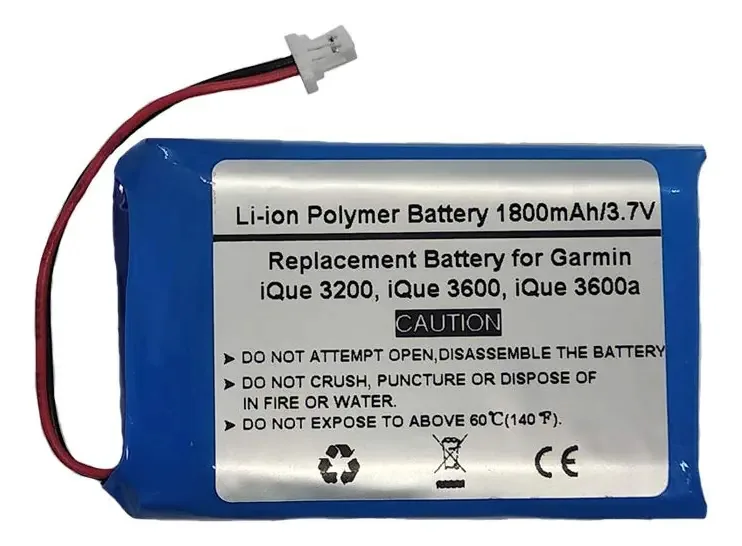 Bateria de reposição para Garmin Ique 3200, Iqu GPS Navigator