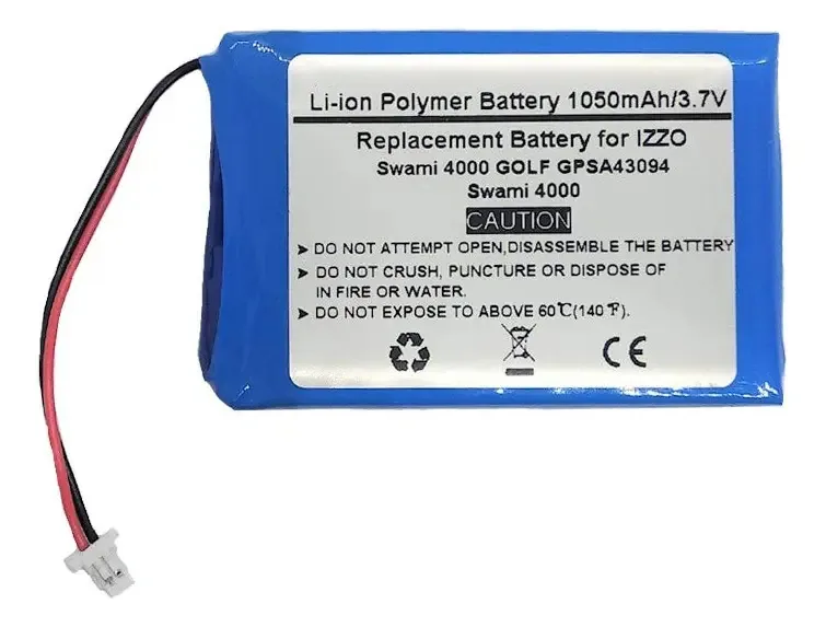Bateria de reposição para Izzo Swami 4000, Swam GPS Navigator