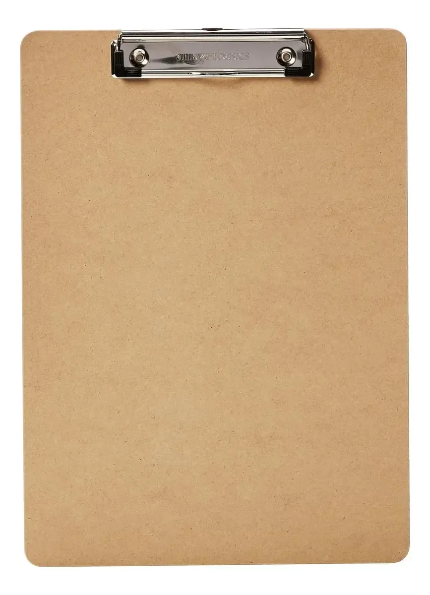 Prancheta de escritório Basics Hardboard, pacote com 30