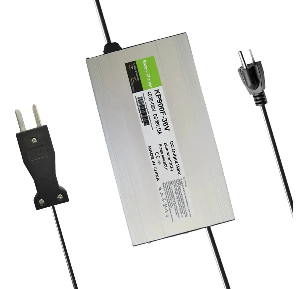 Carregador De Bateria Para Carrinho De Golfe Aunstarwei 36 V 18 A Com Conector Estilo Crow