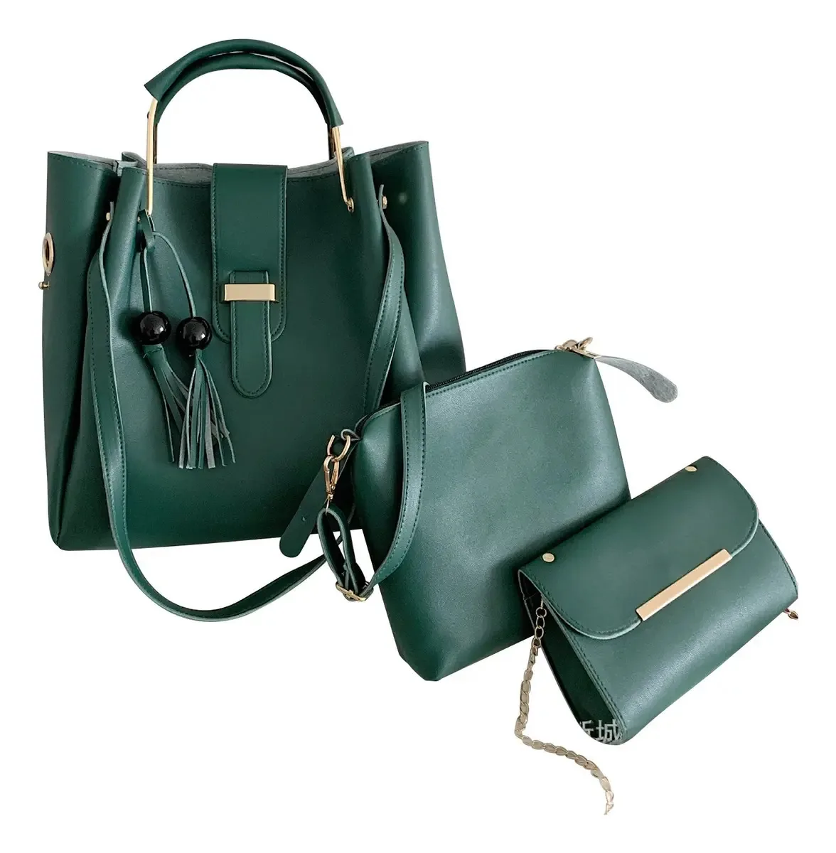 Bolsas cruzadas, sacolas versáteis de ombro único, cor verde