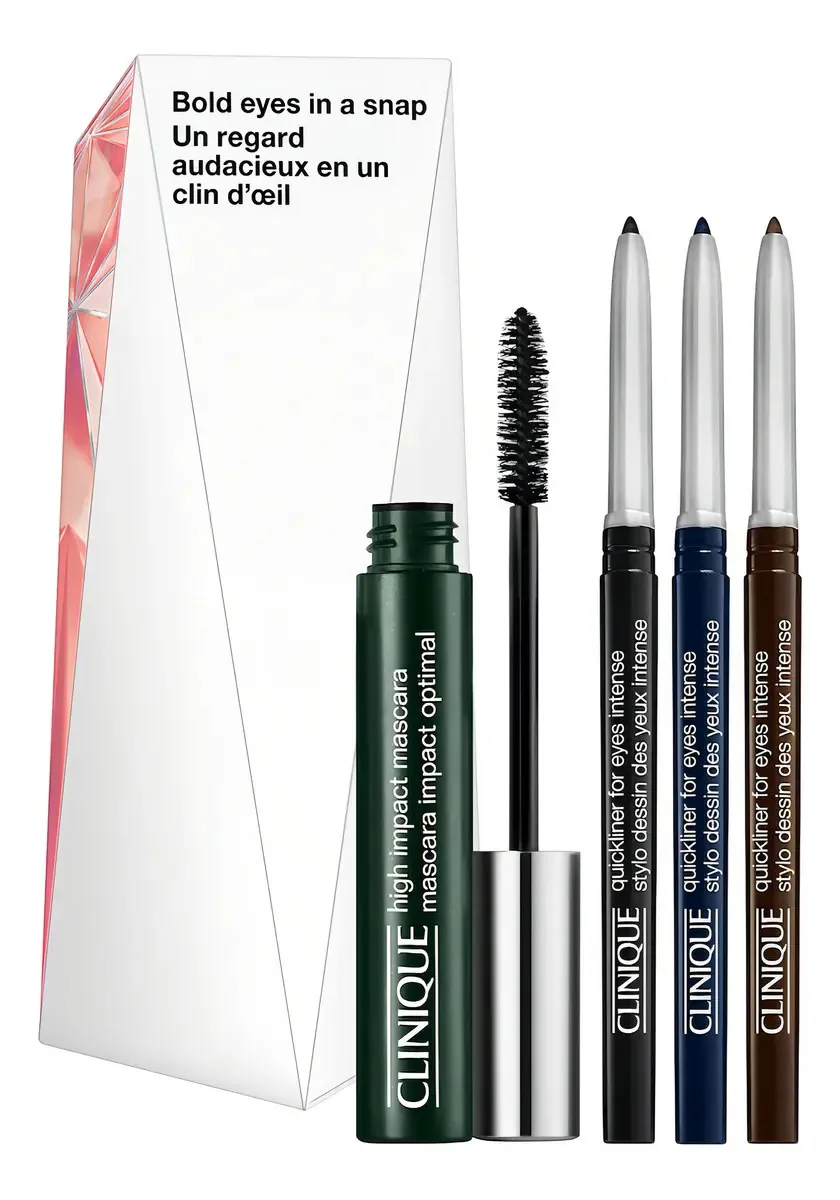 Clinique Kit De Maquiagem: Olhos Marcantes Num Instante