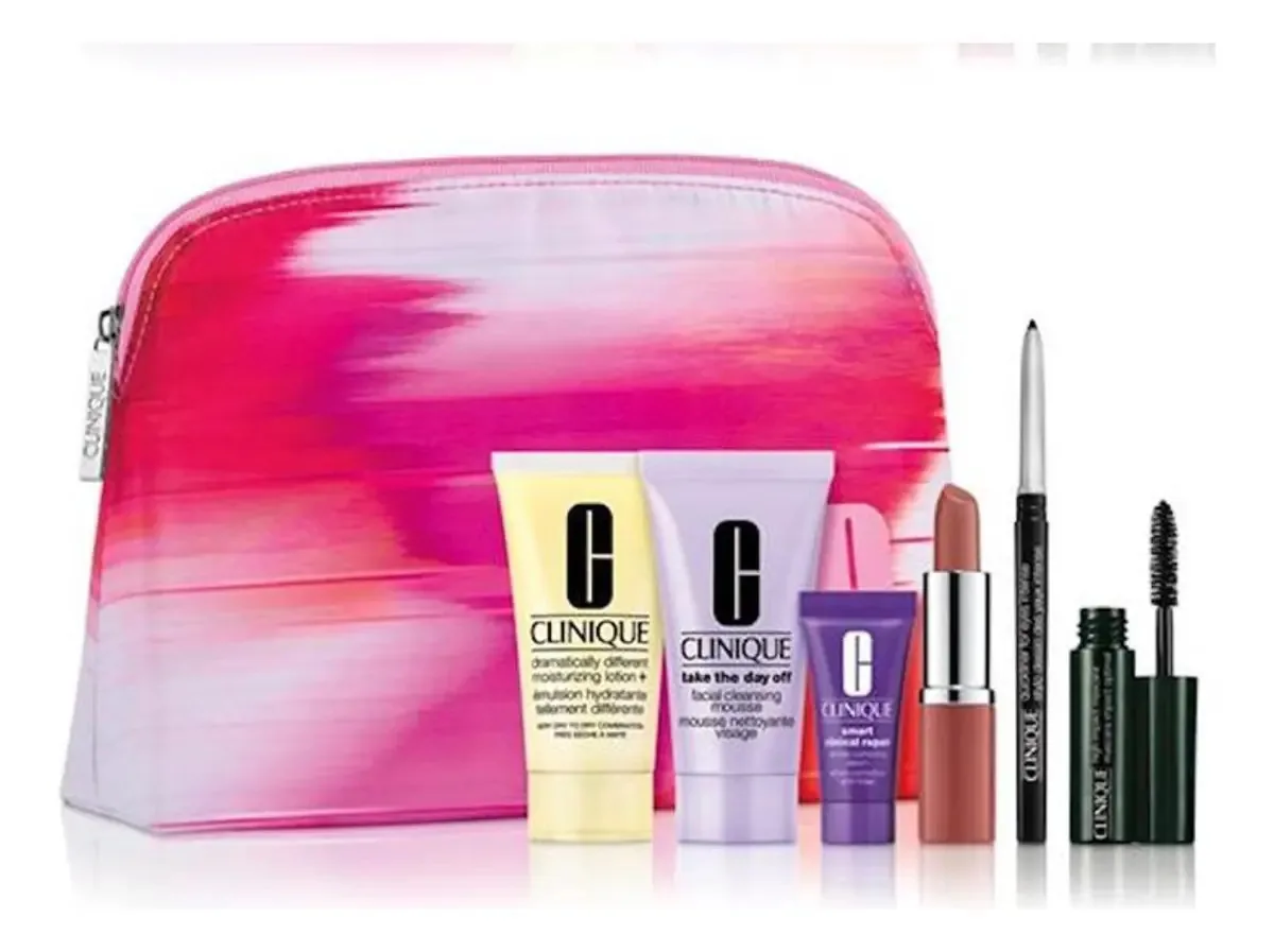 Kit de Maquiagem e Cuidados com a Pele Clinique