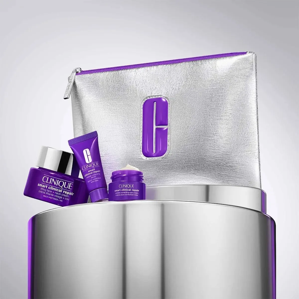 Conjunto de Cuidados Faciais Clinique Antirrugas e Refirmante