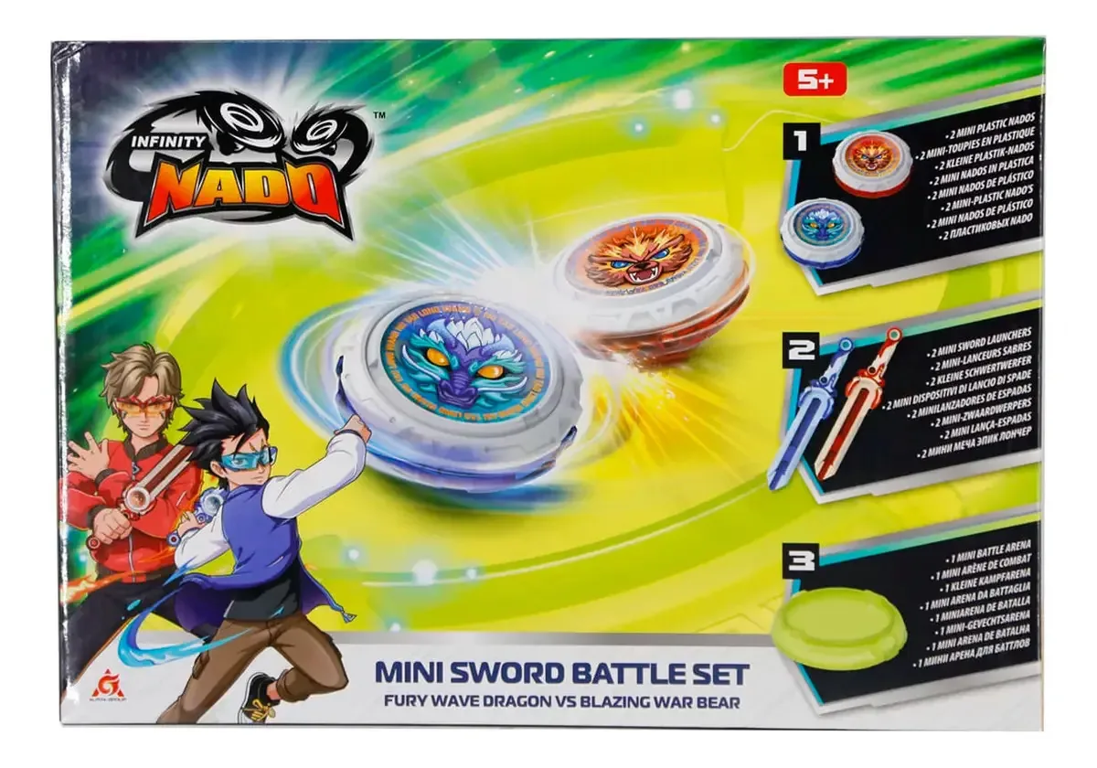 Conjunto de 2 tiras e 2 espadas do Infinity Nado Arena Battlefield
