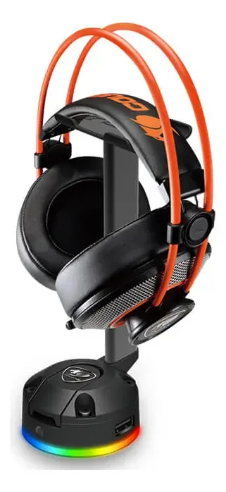 Suporte para fone de ouvido USB Cougar Bunker S Rgb Hub