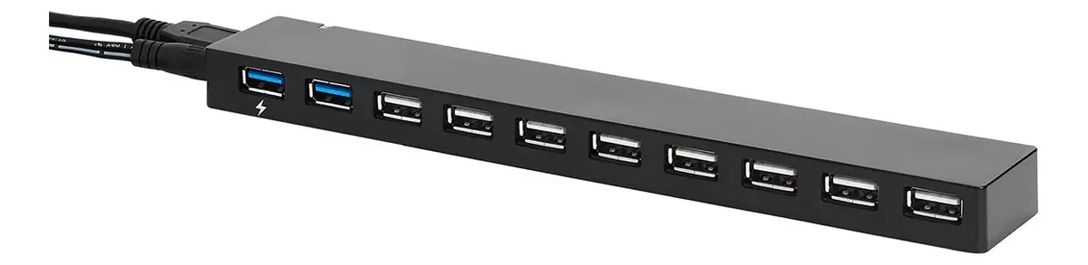 Amazon Basics - Hub USB 3.0 10 Portas, Preto