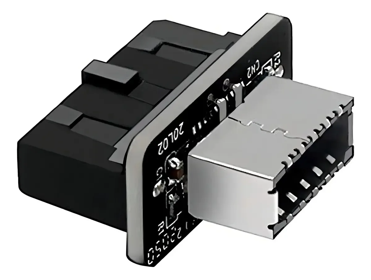 Adaptador USB de painel frontal, adaptador de cabeça USB C V