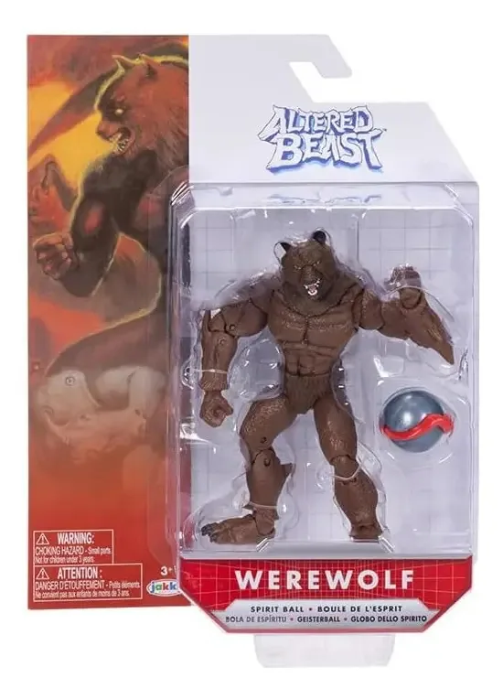 Boneco Altered Beast Werewolf Spirit Ball Brown Sega Jakks