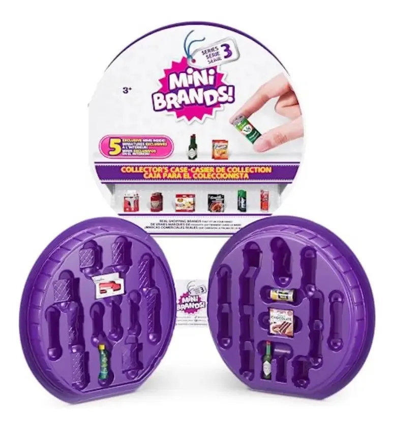 Estojo para colecionadores Mini Brands