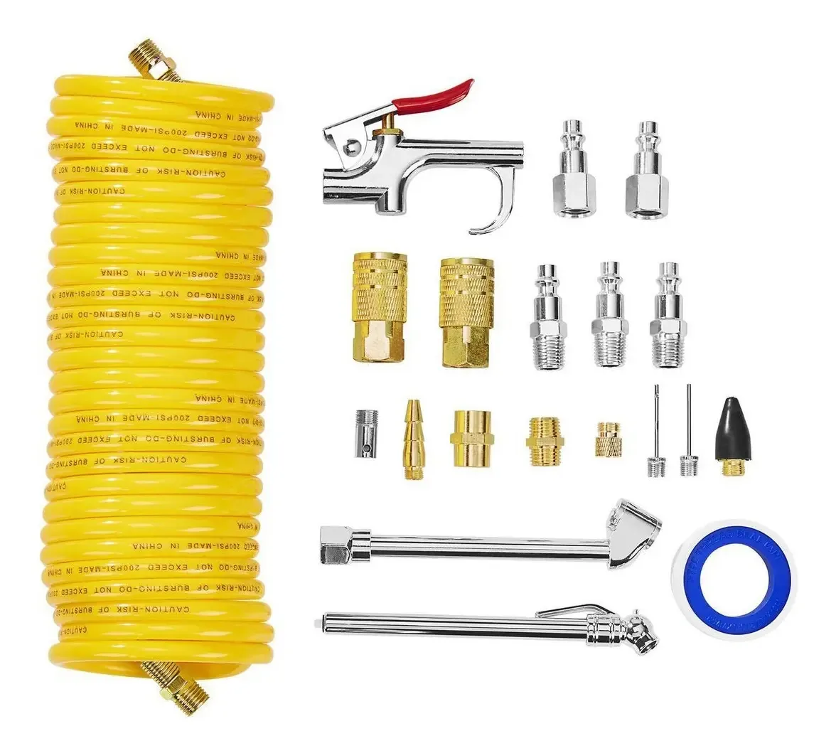 Kit de acessórios para compressores de ar de 20 peças