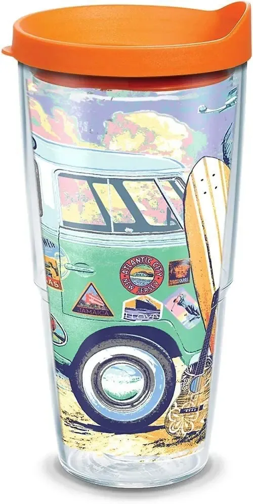 Prancha de surf Tervis Margaritaville-Taça isolada com tampa e