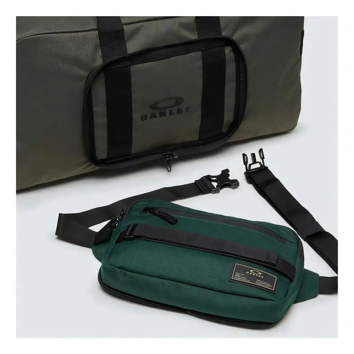 Bolsa verde unissex Oakley Two In One Duffle