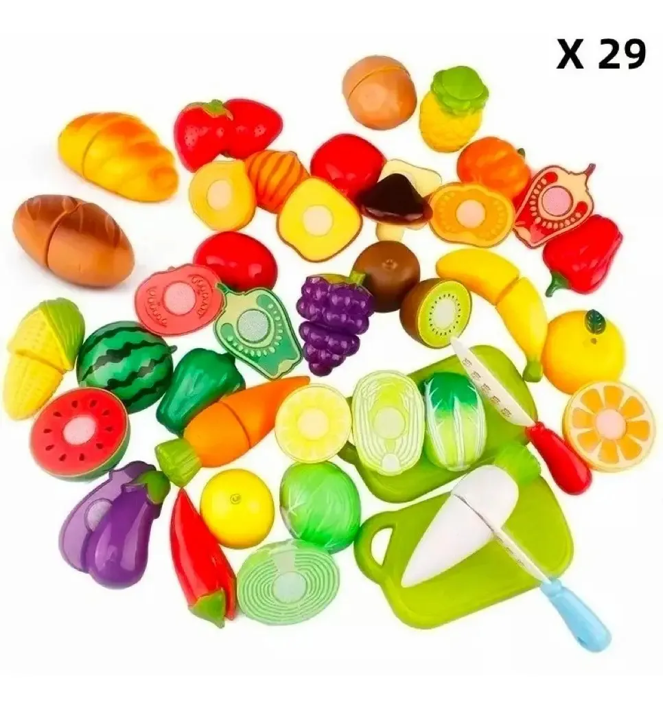 Conjunto de cortador de cozinha de frutas e vegetais de 29 peças