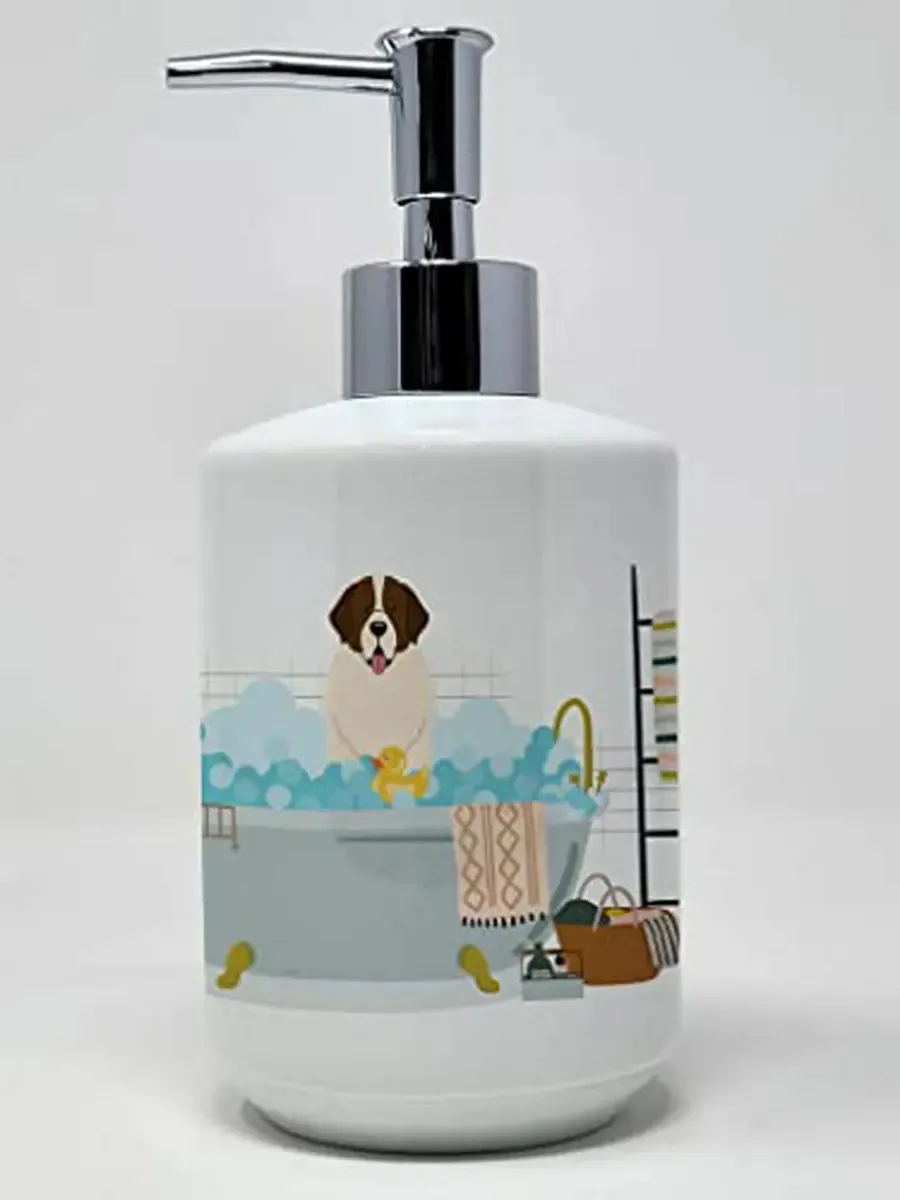 Distribuidor de sabonete branco Caroline's Treasures WDK572SOAP