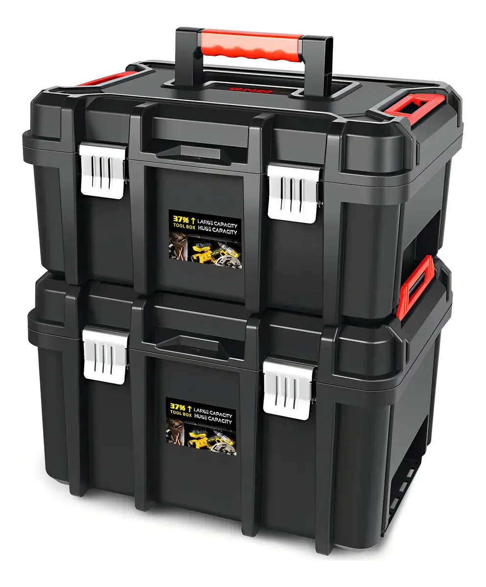 Dna Motoring - Conjunto de 2 caixas de ferramentas organizadas