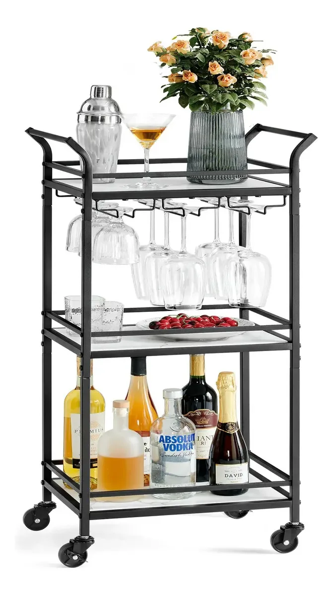Carrinho de serviço Vasagle Organizer para bar