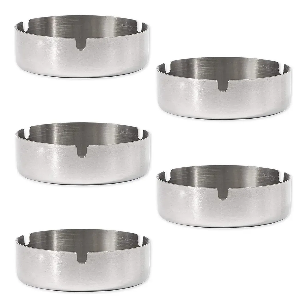 Cinzeiros de aço inoxidável - design elegante e prático