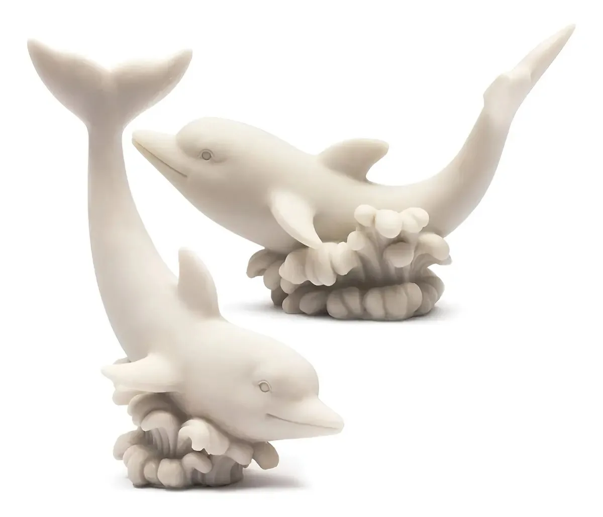 Pacote de 2 figuras para pintar suas próprias figuras Del