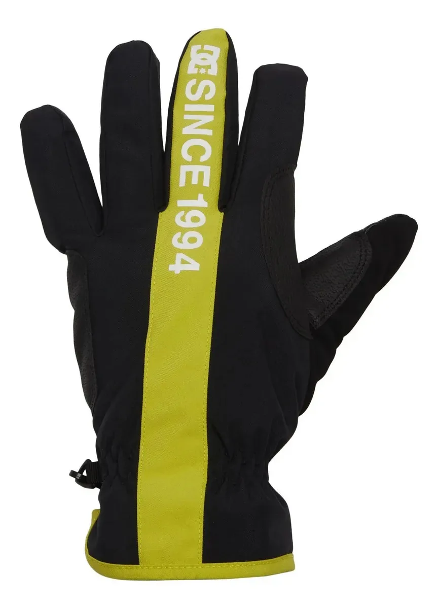 Luva de neve amarela masculina Dc Sallute