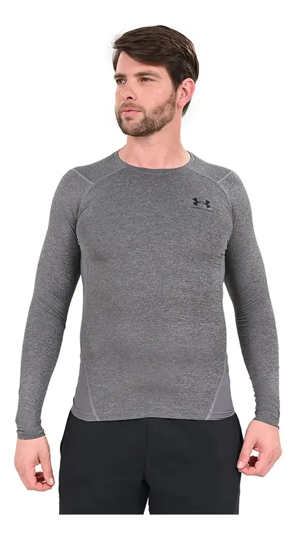 Camiseta Manga Longa De Compressão Masculina Under Armour Hg Tamanho 3gg