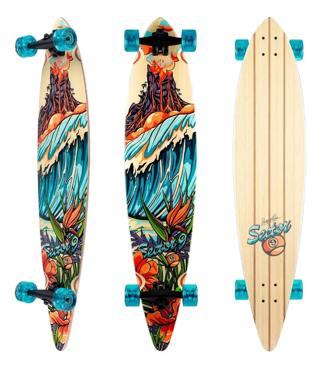 Setor 9 Maverick Stack: Longboard completo, setor 9