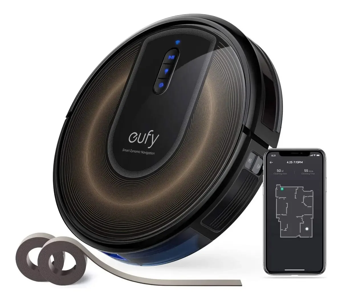 Aspirador robô preto Eufy AK-T2251111