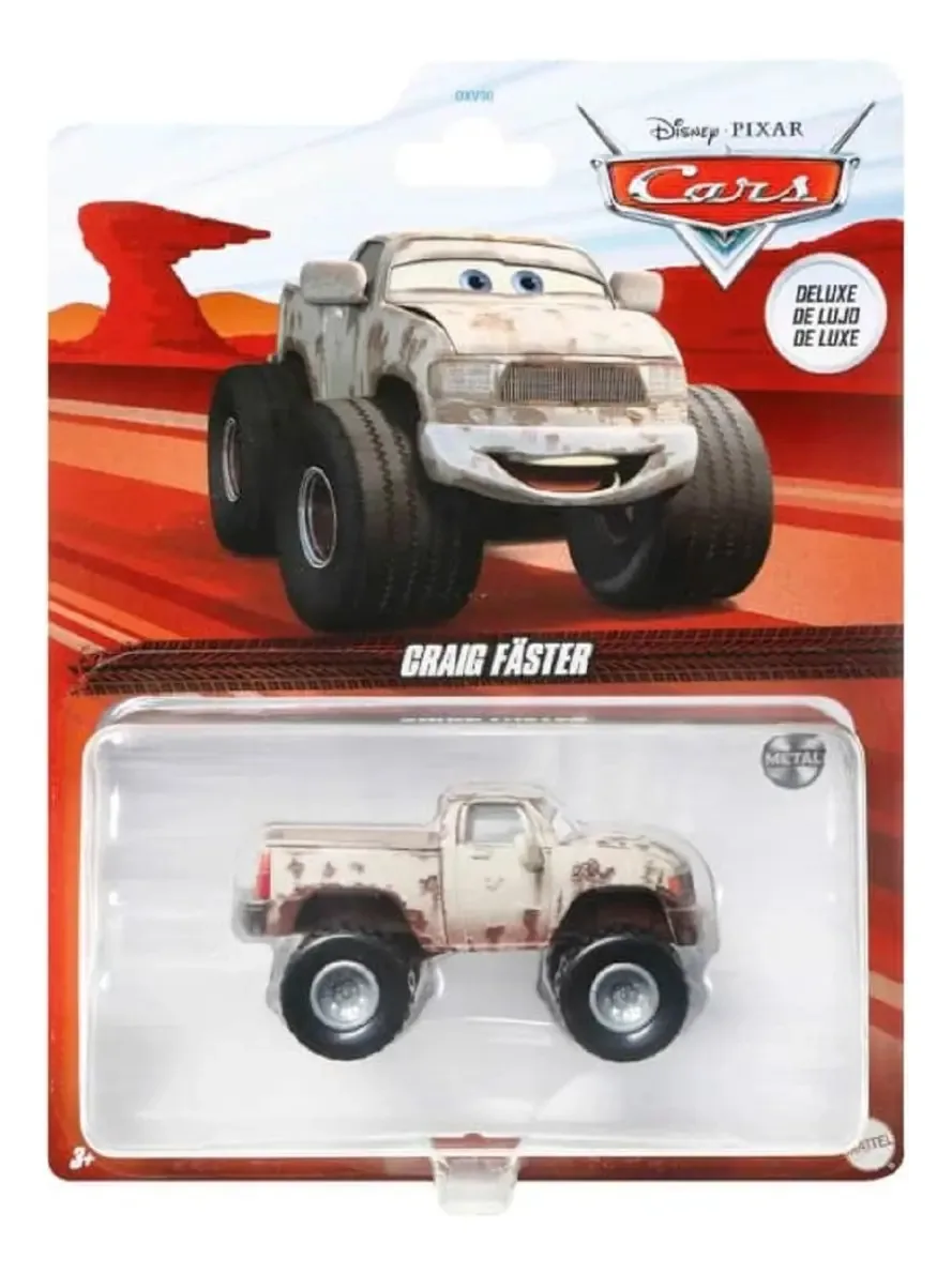 Café Mattel Craig Faster em escala 1:55 em cores de carro/van