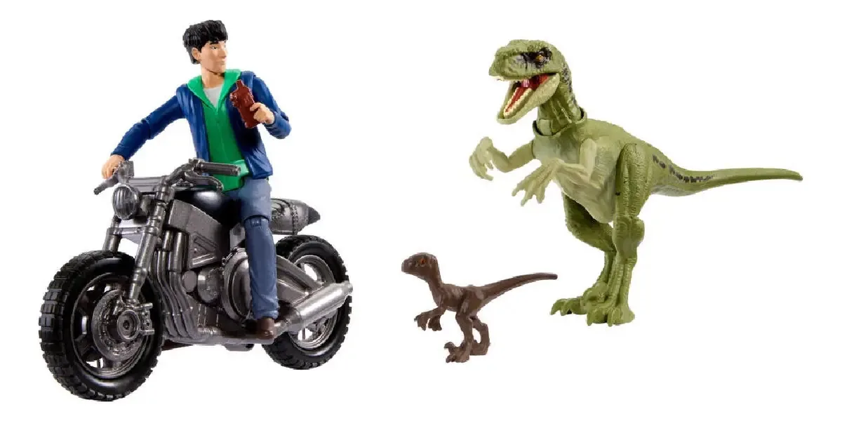 Pacote de conteúdo animado de Jurassic World: Kenji e Moto