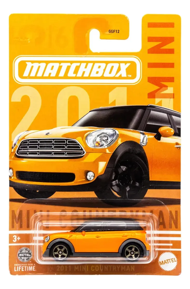 Matchbox 2011 Mini Cooper Countryman - Mattel Cor Laranja