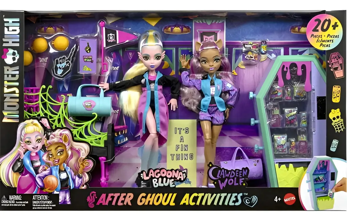 Monster High Set Monster Activities com 2 bonecos
