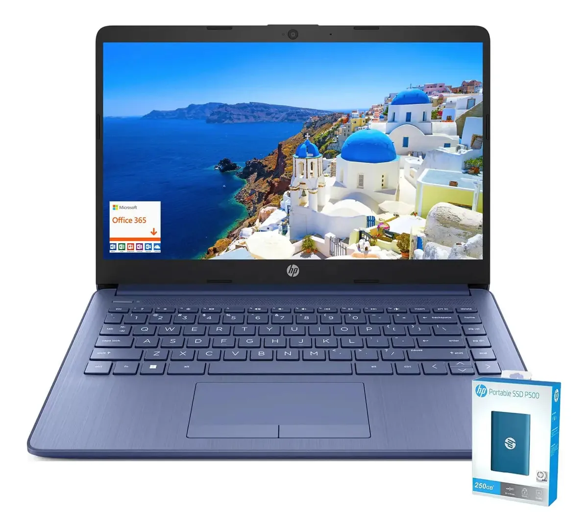 HP 14 Laptop, 16GB RAM, 64GB SSD, Porta Ethernet