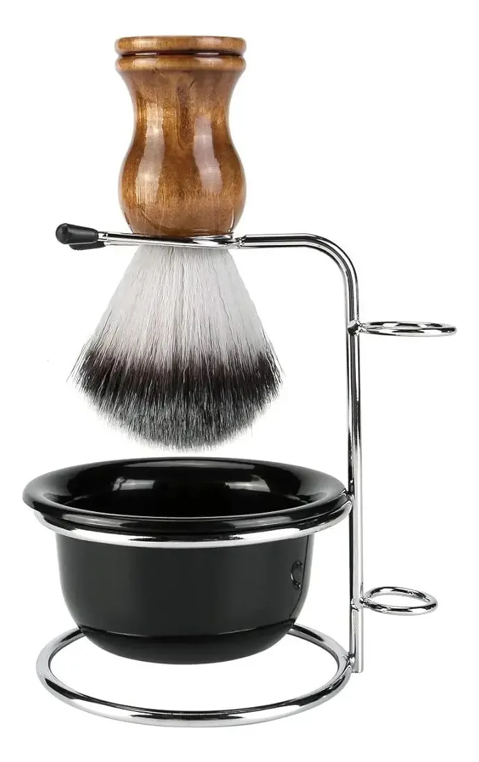 Kit de escovas de barbear masculinas Aethland, escova Af