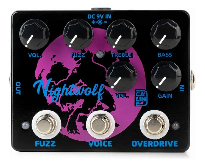 Pedal de efeito preto Caline Dcp-08
