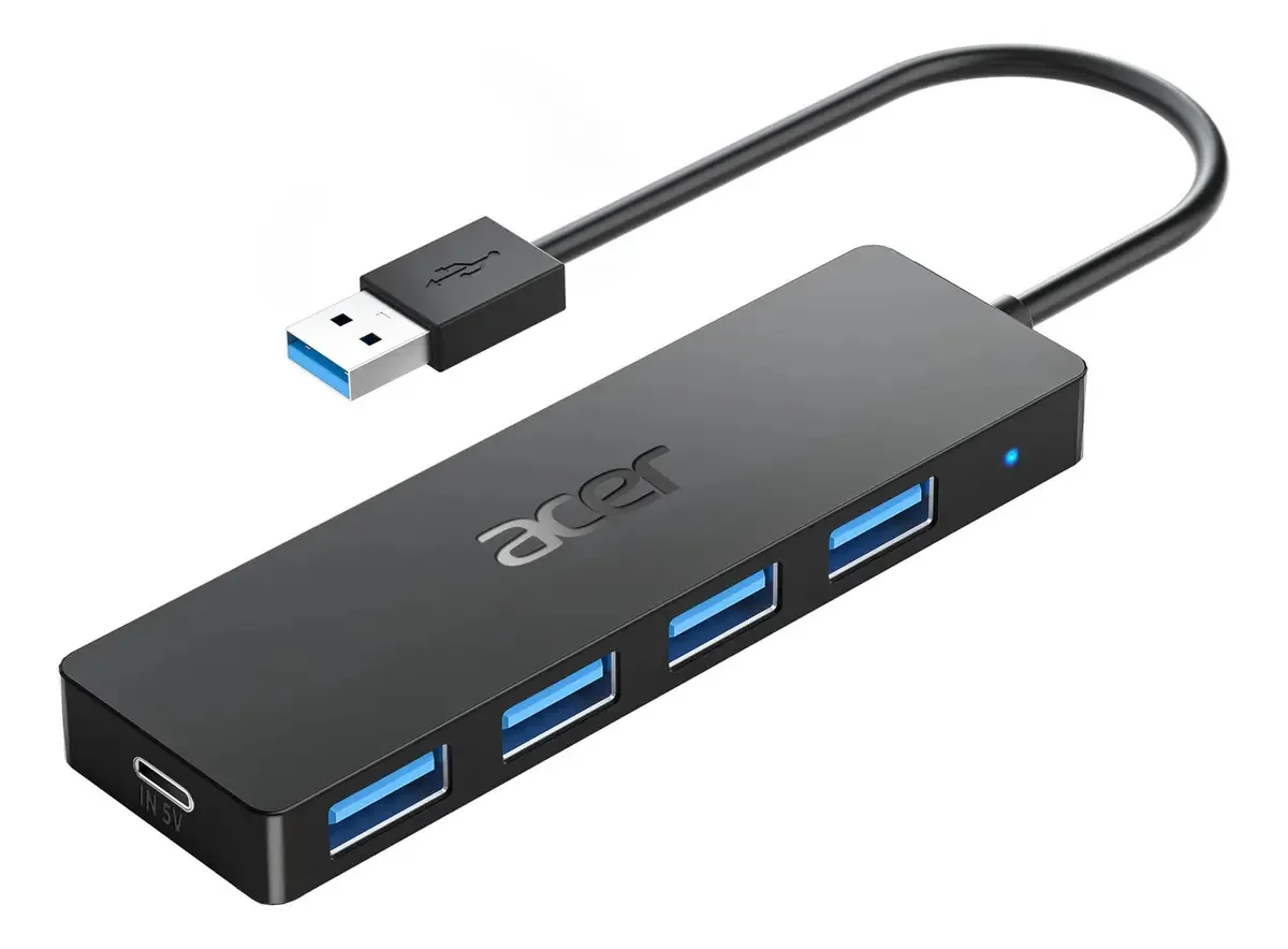 Hub USB Acer ACER de cor preta
