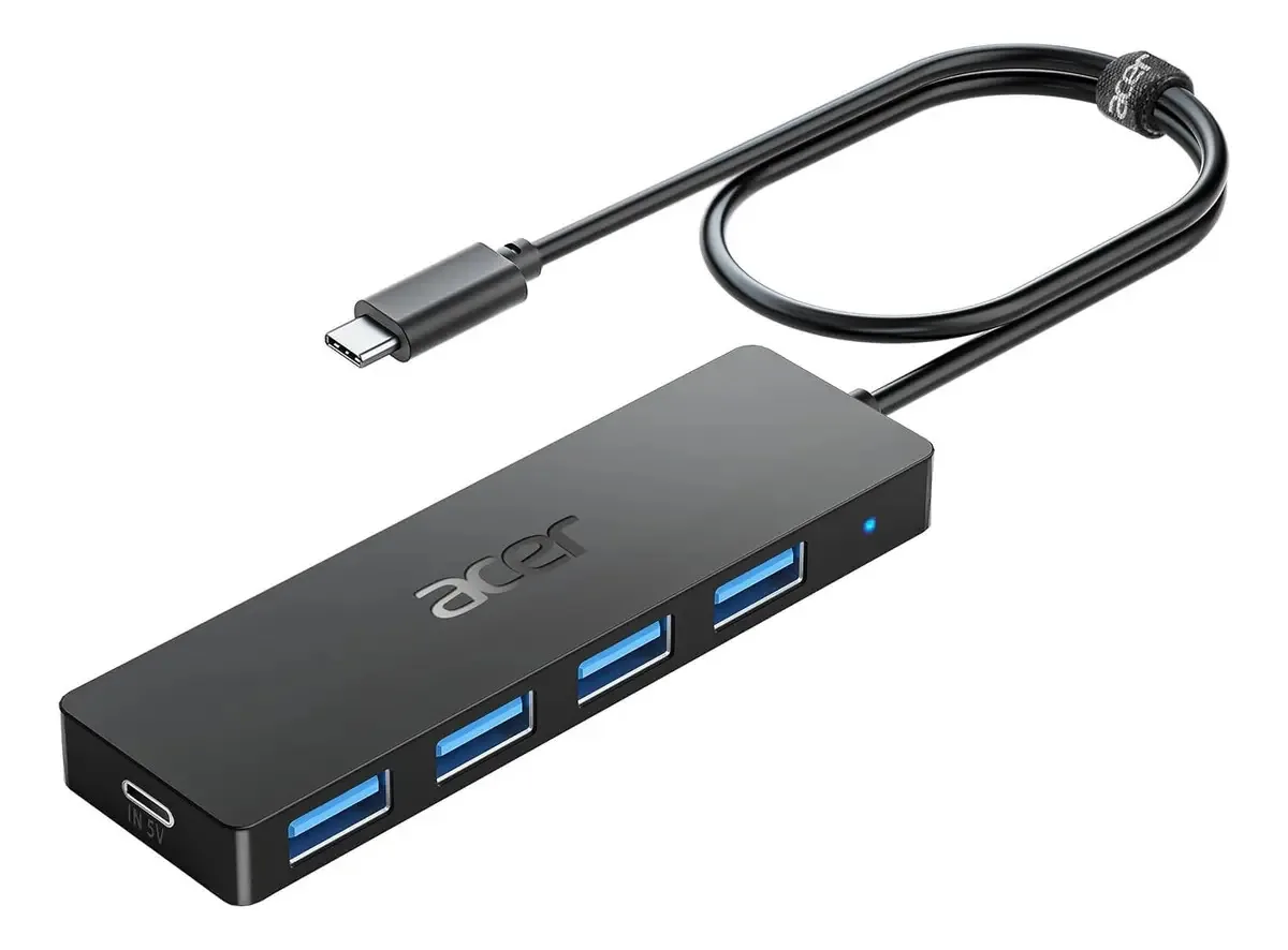 Hub Acer Usb C de 4 portas, hub USB 3.1 múltiplo