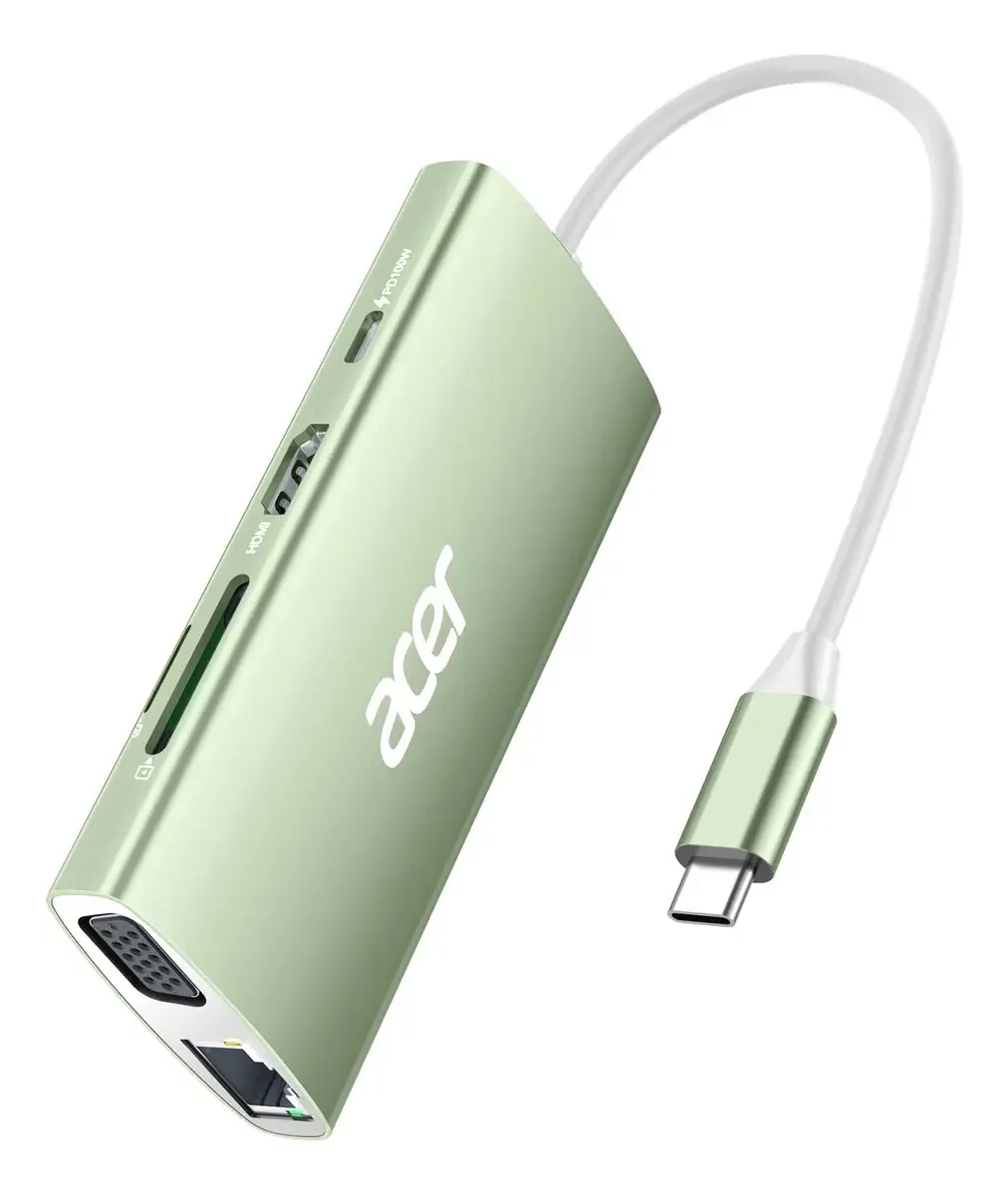 Hub Acer Usb C com HDMI 4k, USB C para adaptador