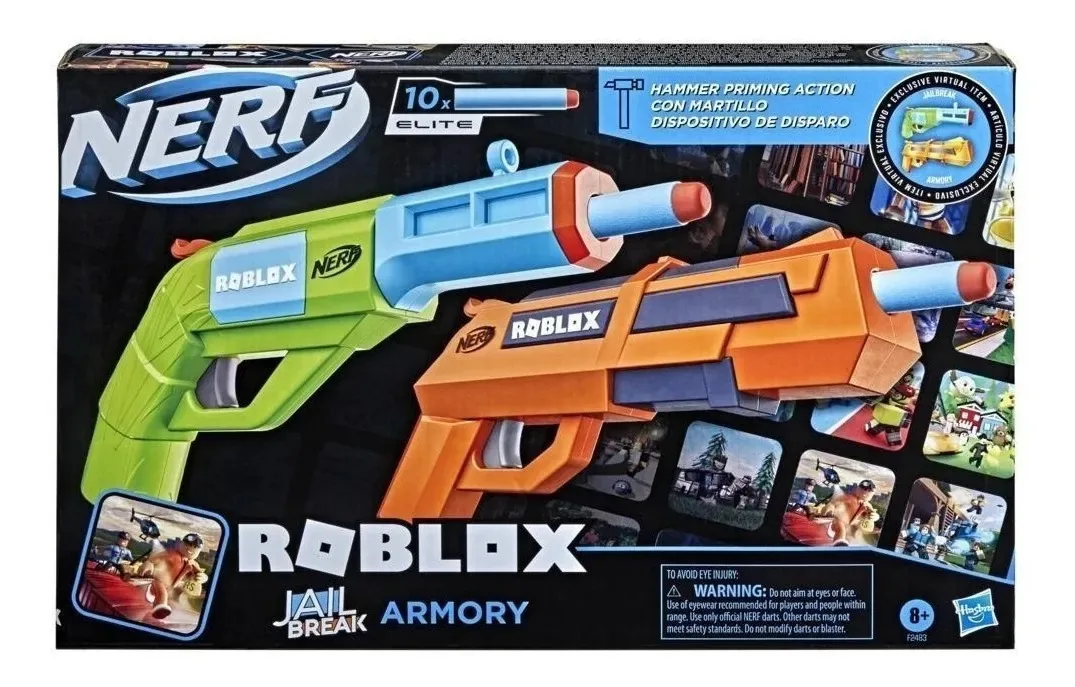 Nerf Roblox Jailbreak: Armory - de 2 lançadores