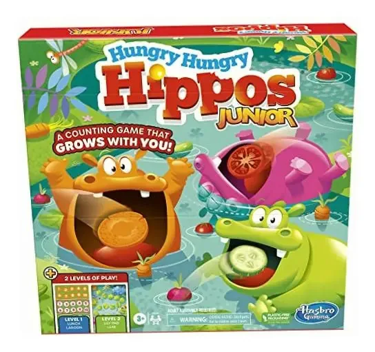 Hasbro Gaming Hungry Hippos Junior