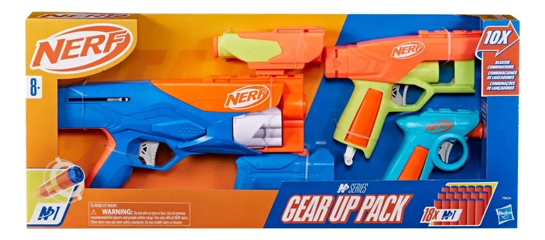 Pacote de equipamentos da série Nerf N Blue Launcher