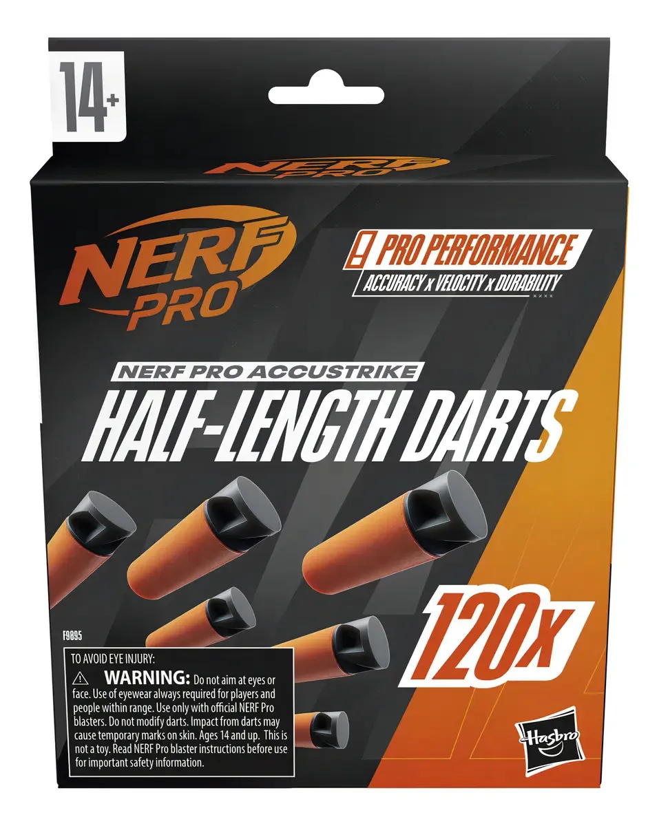 Nerf Pro Accustrike - Dardos de comprimento médio, dardos de 120 L